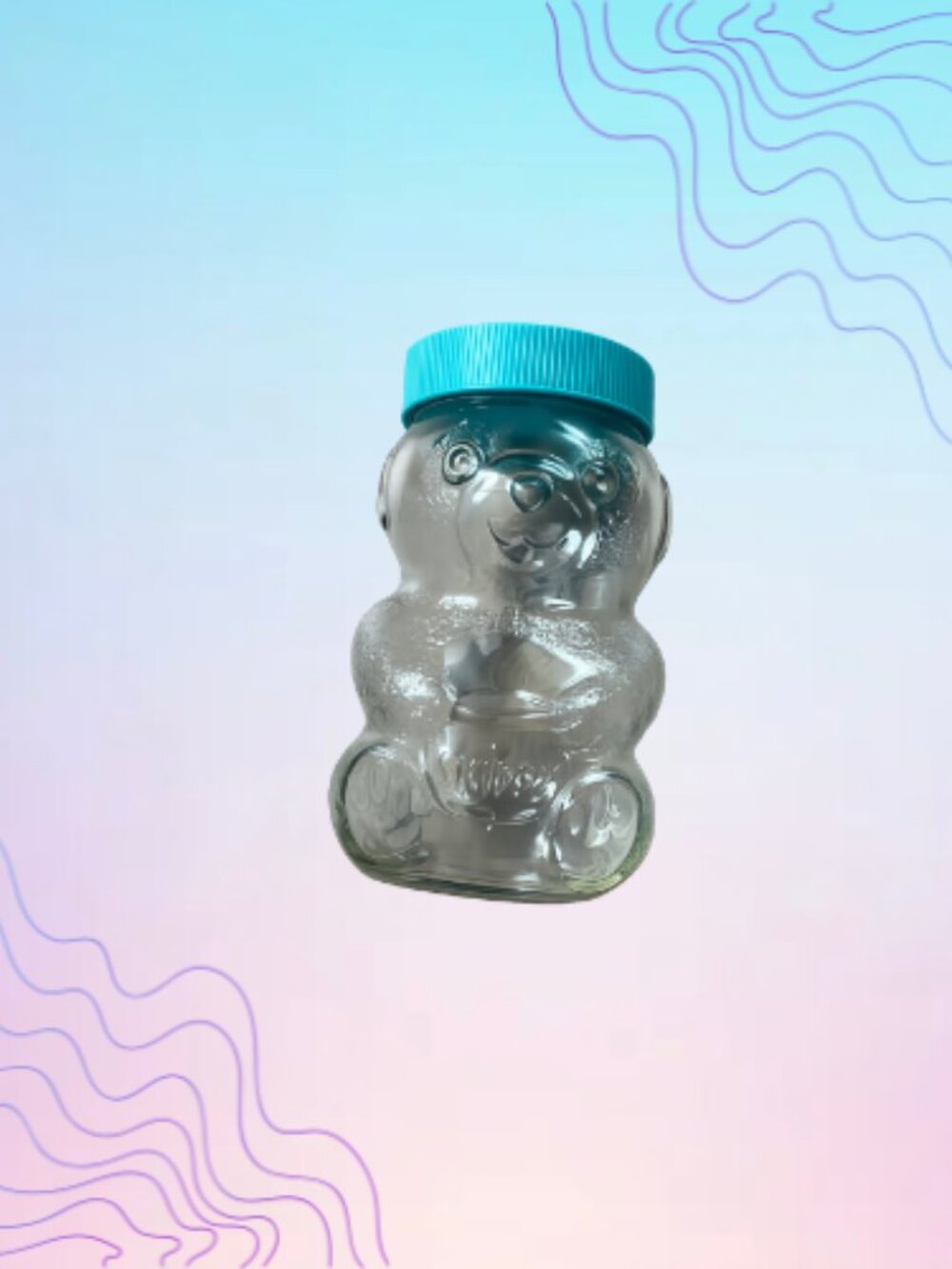 SKIPPY Glass Peanut Butter Jar